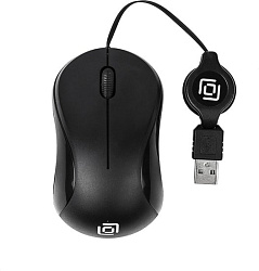 Мышь Oklick 115SR черный оптическая (800dpi) USB для ноутбука (2but)