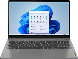 Ноутбук 15.6" TN FHD LENOVO IdeaPad 3 15IAU7 gray (Core i3 1215U/4Gb/256Gb SSD/VGA int/noOS) ((82RK0