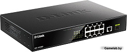D-Link DGS-1010MP/A1A, L2 Unmanaged Switch with 9 10/100/1000Base-T ports and 1 1000Base-X SFP ports