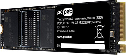 Накопитель SSD PC Pet PCI-E 3.0 x4 256Gb PCPS256G3 M.2 2280 OEM