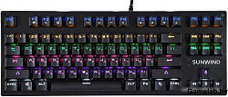 Клавиатура SunWind SW-K900G механическая черный USB Multimedia for gamer LED