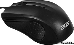 ACER OMW010 Wired USB Mouse, 1200dpi, Black
