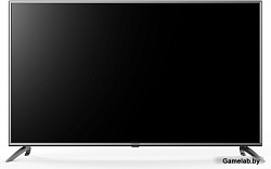Телевизор LED Starwind 55" SW-LED55UG400 Яндекс.ТВ стальной 4K Ultra HD 60Hz DVB-T DVB-T2 DVB-C DVB-