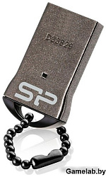 Флеш Диск Silicon Power 64Gb Touch T01 SP064GBUF2T01V1K USB2.0 черный/серебристый