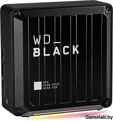 Накопитель SSD WD Thdb3 1Tb WDBA3U0010BBK-EESN D50 Game Dock 1.8" черный USB 3.1 type C