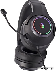 Наушники с микрофоном A4Tech Bloody G350 черный 2м мониторные USB оголовье (G350 USB/ BLACK)