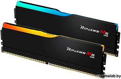 Модуль памяти DDR5 G.SKILL RIPJAWS M5 RGB 32GB (2x16GB) 6400MHz CL32 (32-39-39-102) 1.4V / F5-6400J3