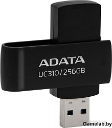 Флэш-накопитель 256GB UC310-256G-RBK BLACK\GR ADATA