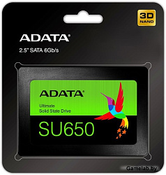 Накопитель SSD A-Data SATA III 1Tb ASU650SS-1TT-R Ultimate SU650 2.5"