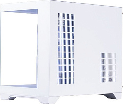 Корпус 1STPLAYER MEGAVIEW MV6-TP ARGB White / mATX / 3x120mm ARGB fans / MV6-TP-WH-2FC7R-W-1FC7-W
