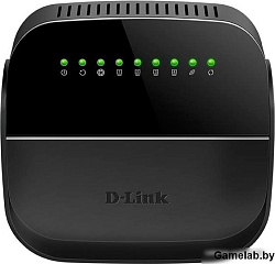 Роутер беспроводной D-Link DSL-2640U/R1A ADSL2+/VDSL2 черный