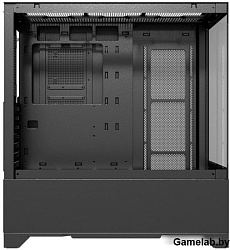 Корпус Powercase Vision Black V2, Tempered Glass, чёрный, ATX  (CVBAV2-L0)